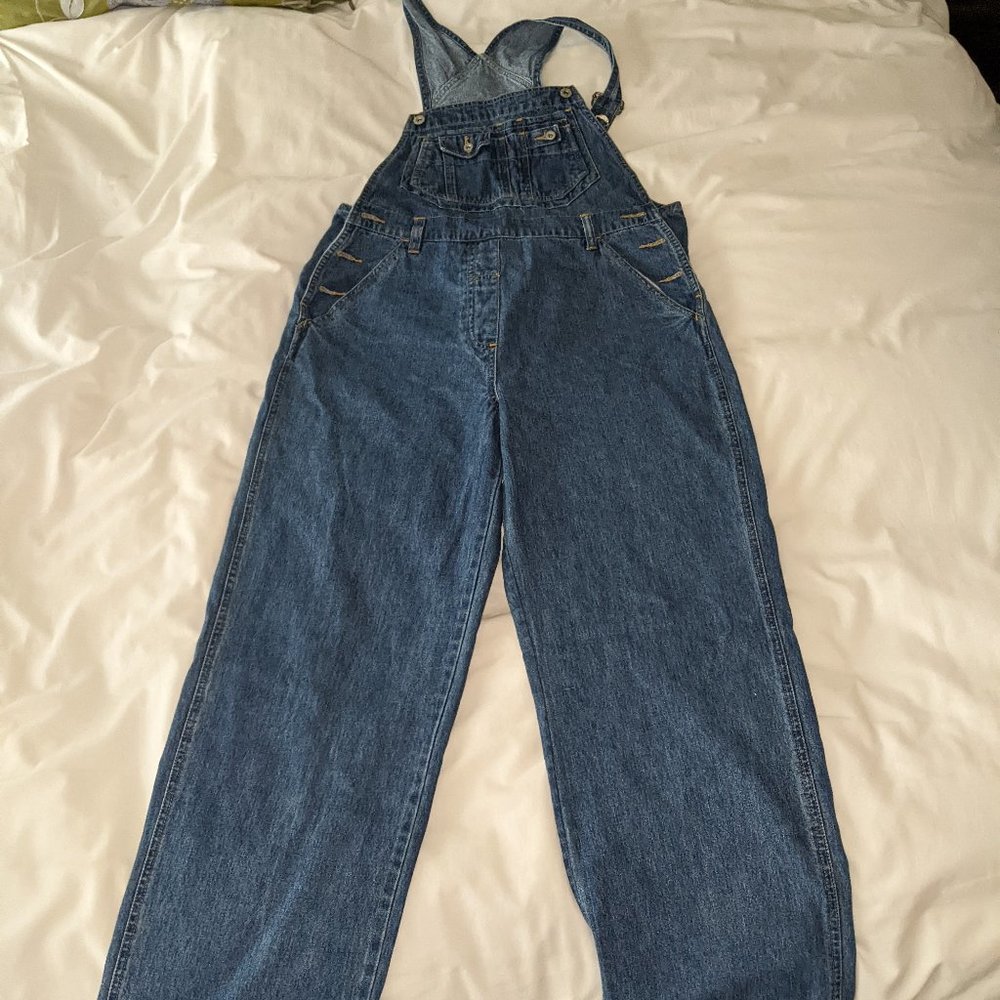 SQZ vintage bib overall jeans size large